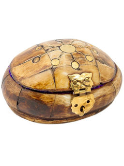 Шкатулка с инкрустацией (кость) №Шк120/1