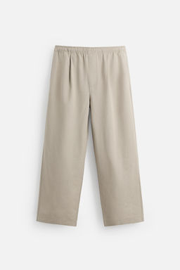 REGULAR FIT JOGGER WAIST TROUSERS - Zara фото 6