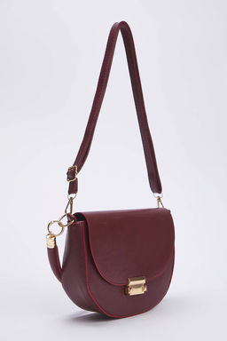 Bordo Metal Toka Detayl? Kad?n City Omuz Canta TAKAW26OC00022