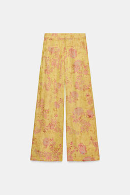PANTAL?N PALAZZO ESTAMPADO / Multicolor - Zara фото 4