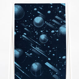 6с102.411ж1 Брызги (т.синий2) Полотенце махровое 67х150см