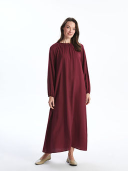 Bisiklet Yaka Elbise