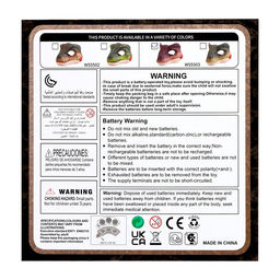 Интерактивная маска динозавра Раптор, звуковые эффекты, работает от батареек - Simaland фото 9