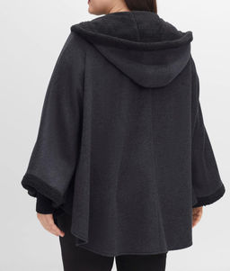 Накидка, цвета антрацита - Sheego фото 4