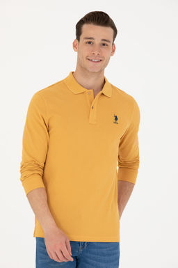 Мужской горчичный базовый свитшот Неожиданная скидка в корзине - U.s. polo assn фото 10