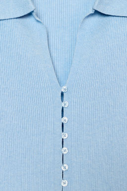 POLO KNIT CARDIGAN - Zara фото 3