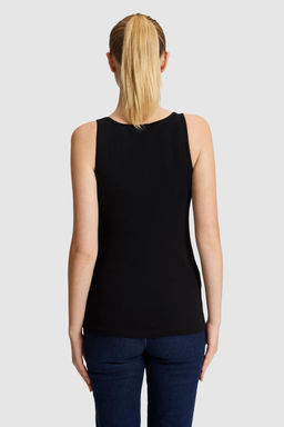 Kad_n Siyah Kare Yaka Basic Ti__rt - U.s. polo assn фото 5