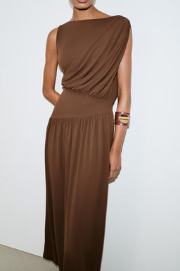 VESTIDO FAJ?N LATERAL / Aceite - Zara фото 3