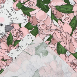 Дорожка Этель Попугай 40х149 см, 80% хл, 20% пэ, сатин 110 г/м2  фото 5