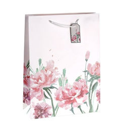 Цена за 12 шт. Пакет подарочный 31x42x12см Цветы / 5157XL /уп 12/300/ - Галеонтрейд фото 5