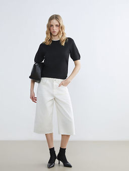 Bisiklet Yaka Kad?n Triko Kazak