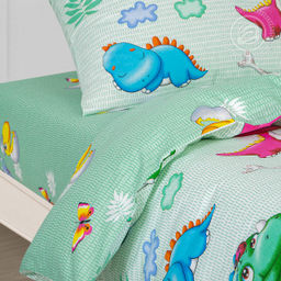 Гоша 1,5 сп./Пододеяльник: 1 шт. - 215*143; Простыня: 1 шт. - 214*150; Наволочка: 2 шт. - 70*70; Бязь детская - Артпостель фото 3