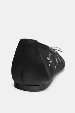 SHINY MESH BALLERINAS - Zara фото 6