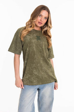 Футболка М324234Тд хаки - Елена фото 2