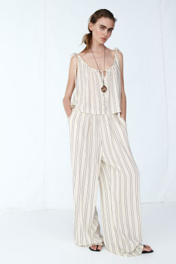 Pantal?n amplio con cord?n de ajuste - H&m фото 2