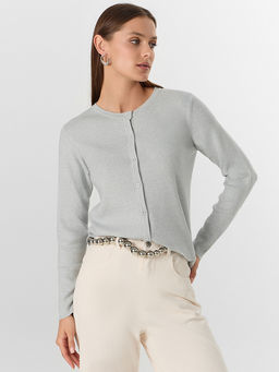 Кардиган женский серый - Mark formelle фото 6