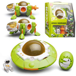 Набор космос (космическая станция - летающая тарелка и дракон) в коробке