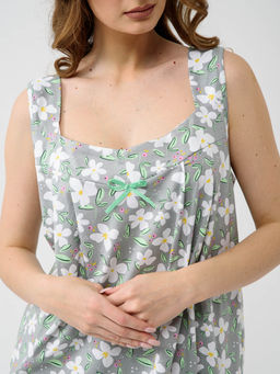 Сорочка 100% хлопок Полянка (бретель)