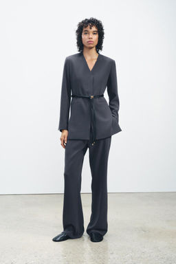 ZW COLLECTION STRAIGHT-FIT TROUSERS - Zara фото 22