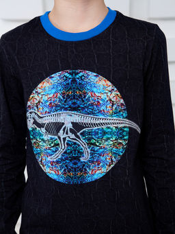 Футболка с длинным рукавом "Этоникс",графитовый