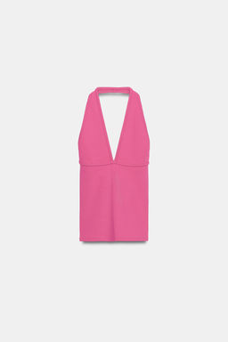 TOP HALTER / Frambuesa - Zara фото 4