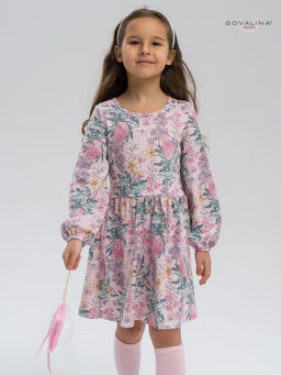 Платье Моана сирень на розовом - Sovalina фото 18