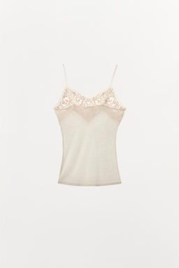 100% WOOL LACE TOP - Zara фото 6