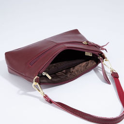 Сумка кросс-боди на молнии, цвет бордовый - Simaland фото 7