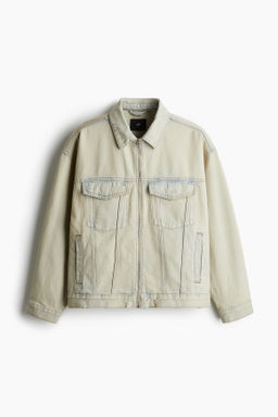 Cazadora worker en denim Loose Fit
