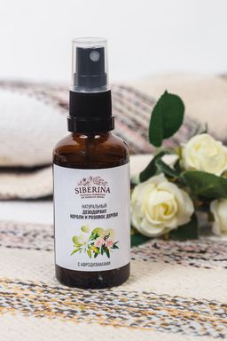 Дезодорант Нероли и розовое дерево с афродизиаками - Siberina фото 4