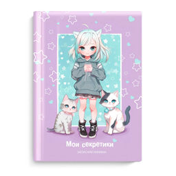 Записная книжка арт. 69001 ДРУЗЬЯ / А6, 64 л., твёрдый переплёт с поролоном, полноцветная печать, гл