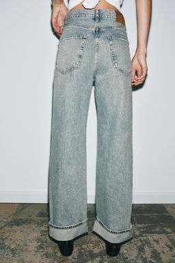 ZW COLLECTION MID-WAIST BAGGY JEANS - Zara фото 13