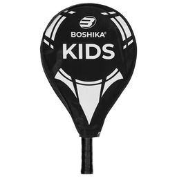 Ракетка для большого тенниса детская BOSHIKA KIDS, алюминий, 17'', цвет голубой  фото 6