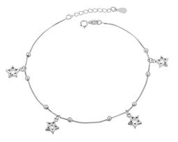 Браслет на ногу, куб.циркон., ТБН-23