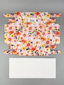 Цена за 5 шт. Коробка под 16 конфет и шоколад, кондитерская упаковка Счастья 28.5?18.5?3 см