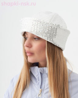 Кайри трикотаж пайетки Шапка (56-58)