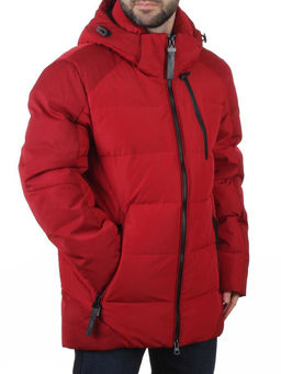 6702 BURGUNDY Куртка мужская зимняя (200 гр. холлофайбер)