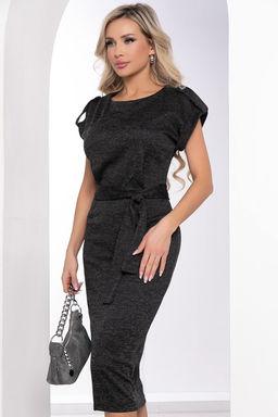 Платье Путь к мечте (черный меланж) П8458 - Lt collection фото 4