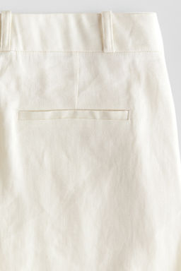Pantal?n sastre amplio en mezcla de lino Easy Care - H&m фото 10