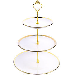 60013 Конфетница 3ярус 15-20-25см фарфор LR (х8) - Mayer&boch фото 2