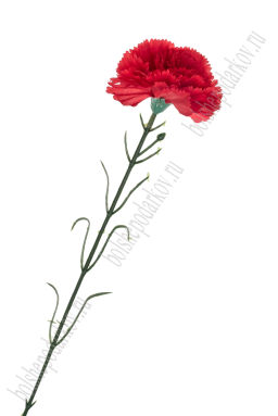 Веточка декоративная "Гвоздика" 54 см (SF-7873) красный