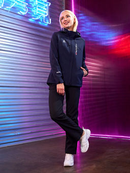 Женская мембранная куртка виндстоппер на флисе Azimuth Сияние 124/23983_709 Темно-Синий  фото 14