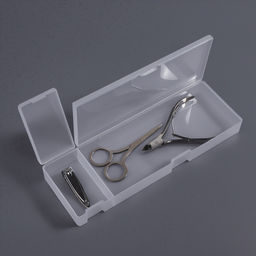 Бокс для хранения мелочей, 2 ячейки, 21×7×2.5 см, белый