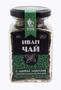 Иван-чай гранулированный с мятой, 80г - Добрые традиции фото 2