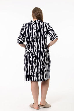 Халат М324282сб синий/белый - Елена фото 4