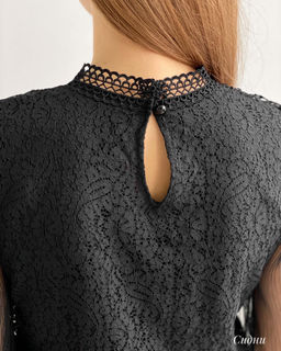 Блузка Сидни (черный) - Nadi bordo фото 10