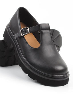 06-DLG02-1 BLACK Туфли женские (натуральная кожа)