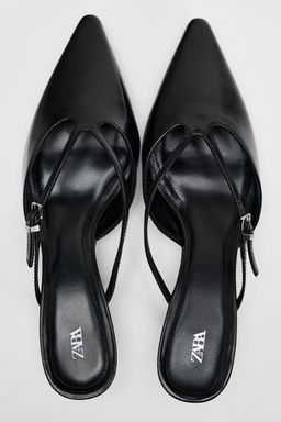 LEATHER HIGH-HEEL MULES 50TH ANNIVERSARY - Zara фото 10