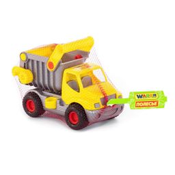 КонсТрак, автомобиль-самосвал (жёлтый) (в сеточке) - Полесье фото 5