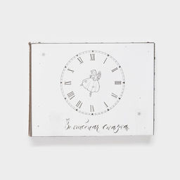 Подставка под чайный пакетик новогодняя Доляна Волшебная сказка, керамика, 12?9,5 см, белая